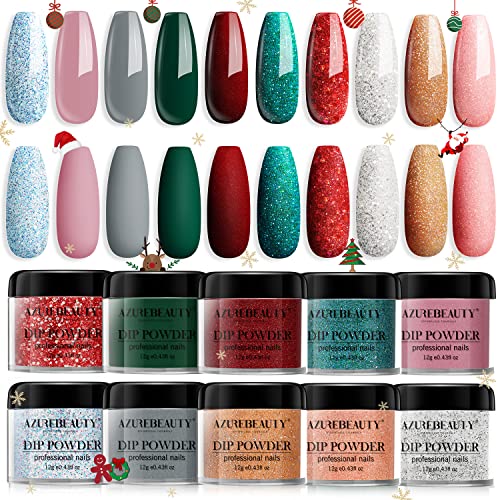 AZUREBEAUTY Christmas Dip Powder Set AZUREBEAUTY Christmas Dip Powder Set
